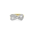 Gold Ring with Zircons