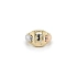 Ring with Zirconias in Gold Combination