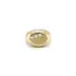 Gold Men's Ring with Zircons