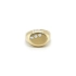 Gold Men's Ring with Zircons