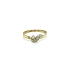 Gold Ring with Zircons