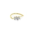 Gold Ring with Zircons