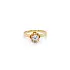 Gold Ring with Zircon
