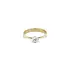 Gold Engagement Ring with Zicron