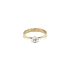 Gold Engagement Ring with Zicron