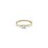 Gold Engagement Ring with Zircon