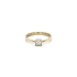 Gold Engagement Ring with Zircon