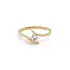 Gold Ring with Zircon
