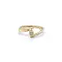 Gold Ring with Zircon