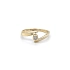 Gold Ring with Zircon