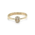 Gold Ring with Zircons