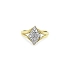 Gold Ring with Zircons