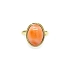 Gold Ring with Coral