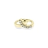 Gold Ring with Zircons