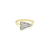 Gold Ring with Zircons