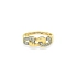 Gold Ring with Zircons
