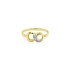 Gold Ring with Zircons