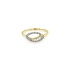 Gold Ring with Zircons