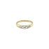 Gold ring with cubic zirconia