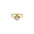 Gold Ring with Zircon