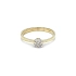 Gold Ring with Zircons