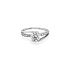 Gold Engagement Ring with Zircones