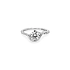 Gold Engagement Ring with Zircones