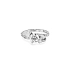 Gold Ring with Zircons