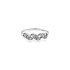 Gold Ring with Zircons