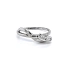 Ring with White Gold Zircons