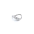 Ring with White Gold Zircons