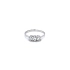 Ring with White Gold Zircons
