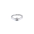 Ring with White Gold Zircons