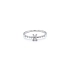 Ring with White Gold Zircons