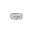 Gold Ring with Zircons