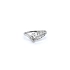 Ring with White Gold Zircons