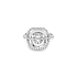 Gold Ring with Zircons