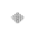 Gold Ring with Zircons