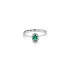 White Gold Emerald Ring
