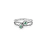 Gold Ring with Zircons