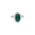 Gold Ring with Green Stone