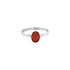 Gold Ring with Coral