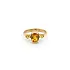 Gold Ring with Yellow Stone