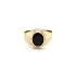 Gold Ring with Onyx