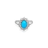 Gold Ring with Tyrrhys and Zircons