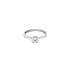 Engagement Ring with White Gold Zircon