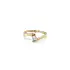 Gold Engagement Ring with Zircon