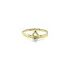 Gold Ring with Zircon