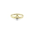 Gold Ring with Zircon