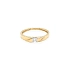 Gold Ring with Zircon
